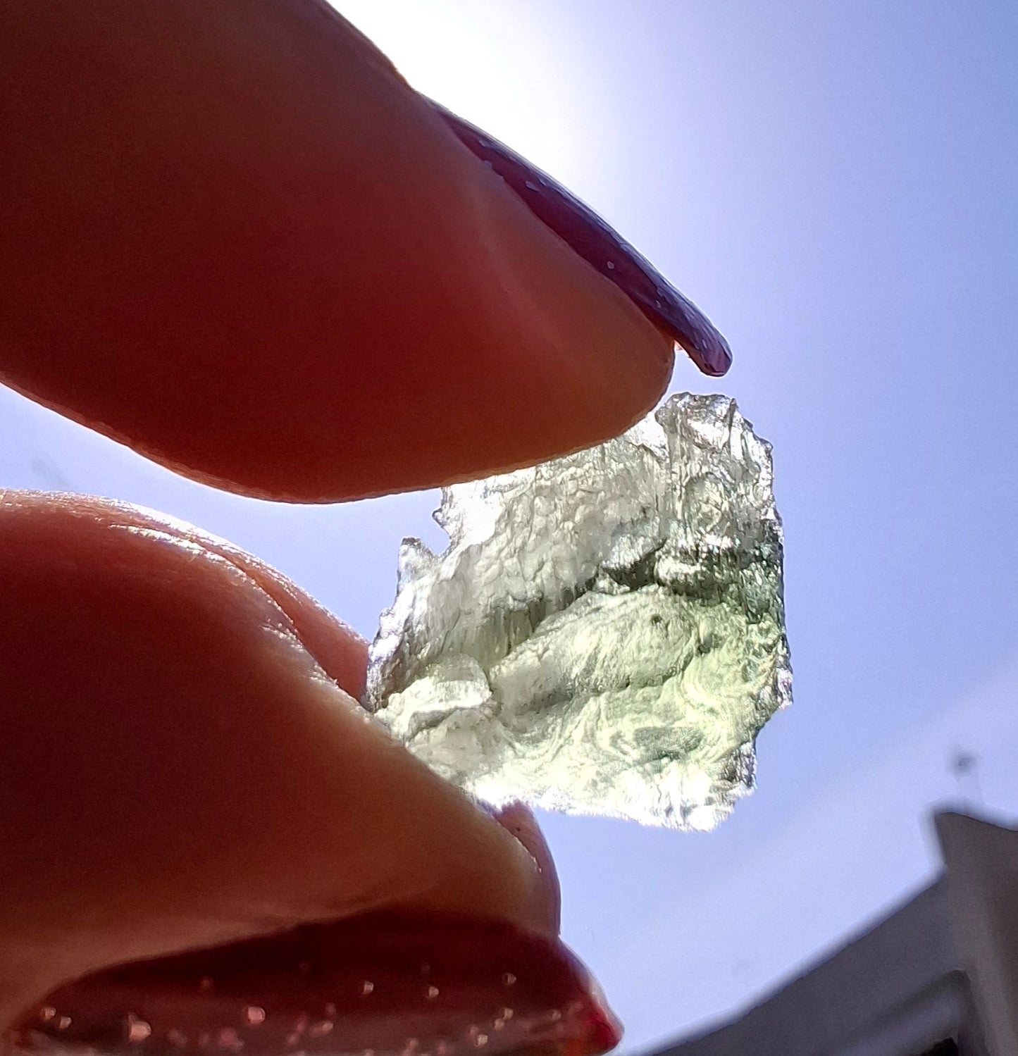 Moldavite Piece, 0.60g, Tektite (Ref: 1473)