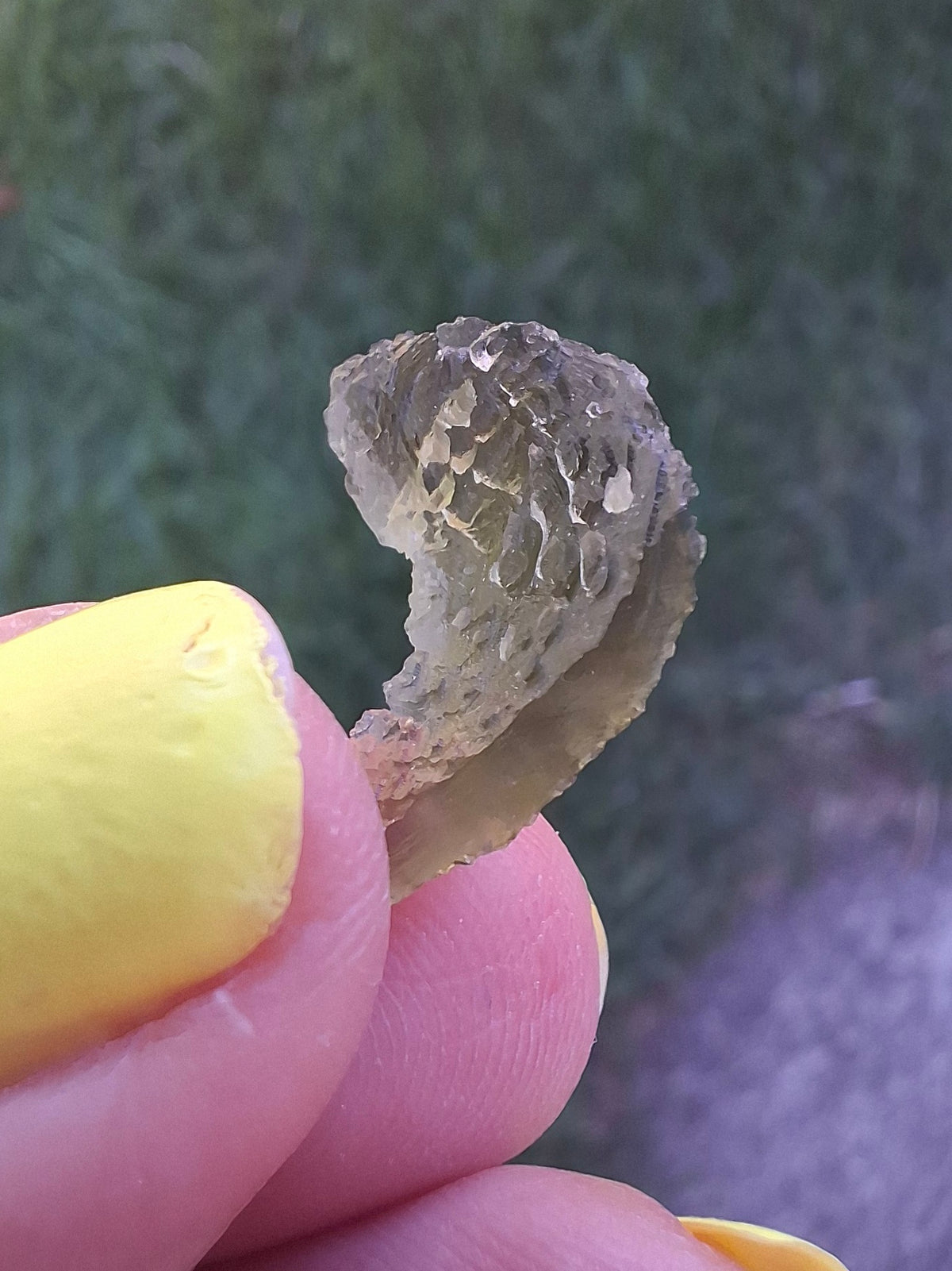 Moldavite Piece, 1.03g, Tektite (Ref: 1516)