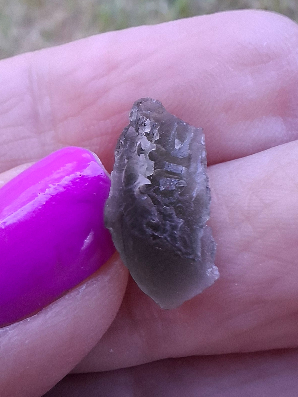 Moldavite Piece, 0.79g, Tektite (Ref: 1441)