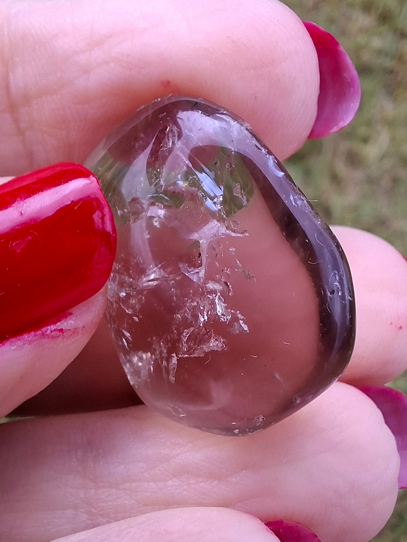 Smoky Quartz, Tumble Stone, Crystal (Ref: T101)