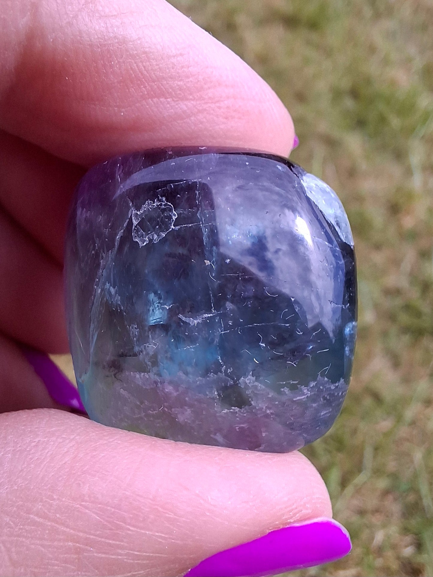 Fluorite, Tumble Stone, Crystal (Ref: T55)