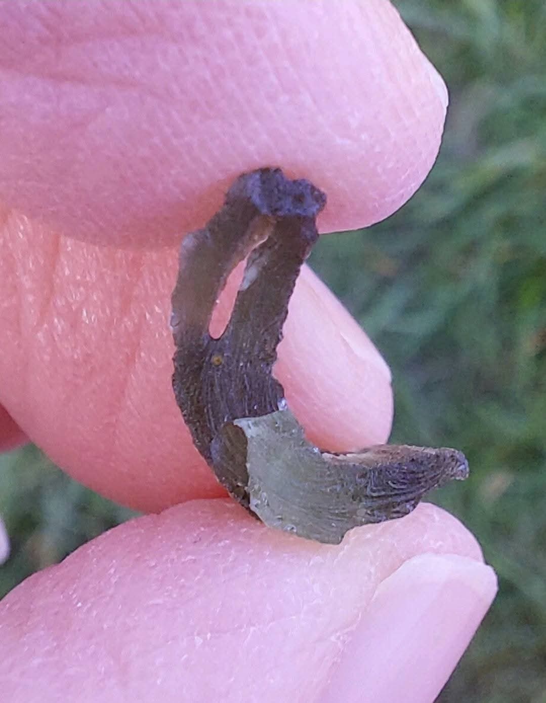 Moldavite Piece, 0.63g, Tektite (Ref: 1098)