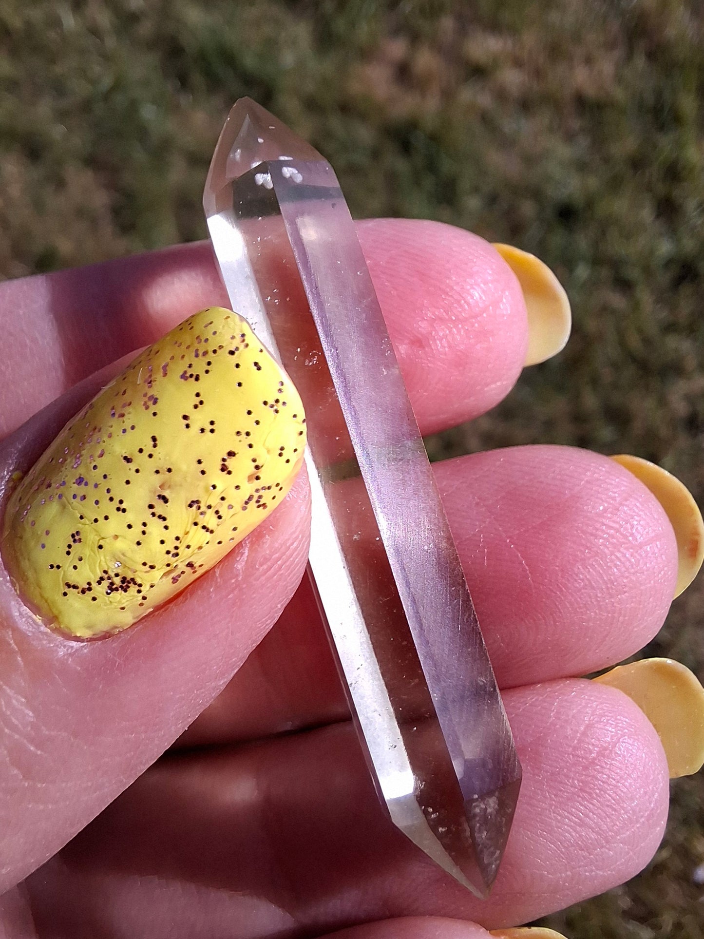 Libyan Desert Glass DT Carving, 4.68g, Tektite (Ref: LDT7)