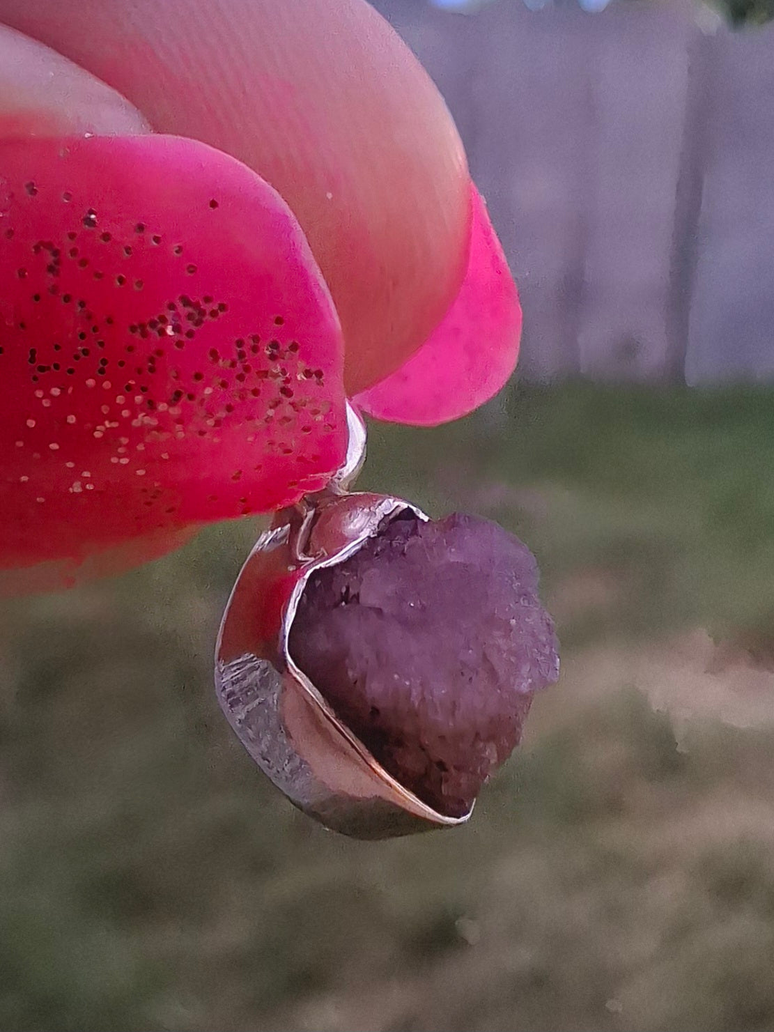 Pink Tourmaline Pendant, 925 Silver, Crystal (Ref: PT79)
