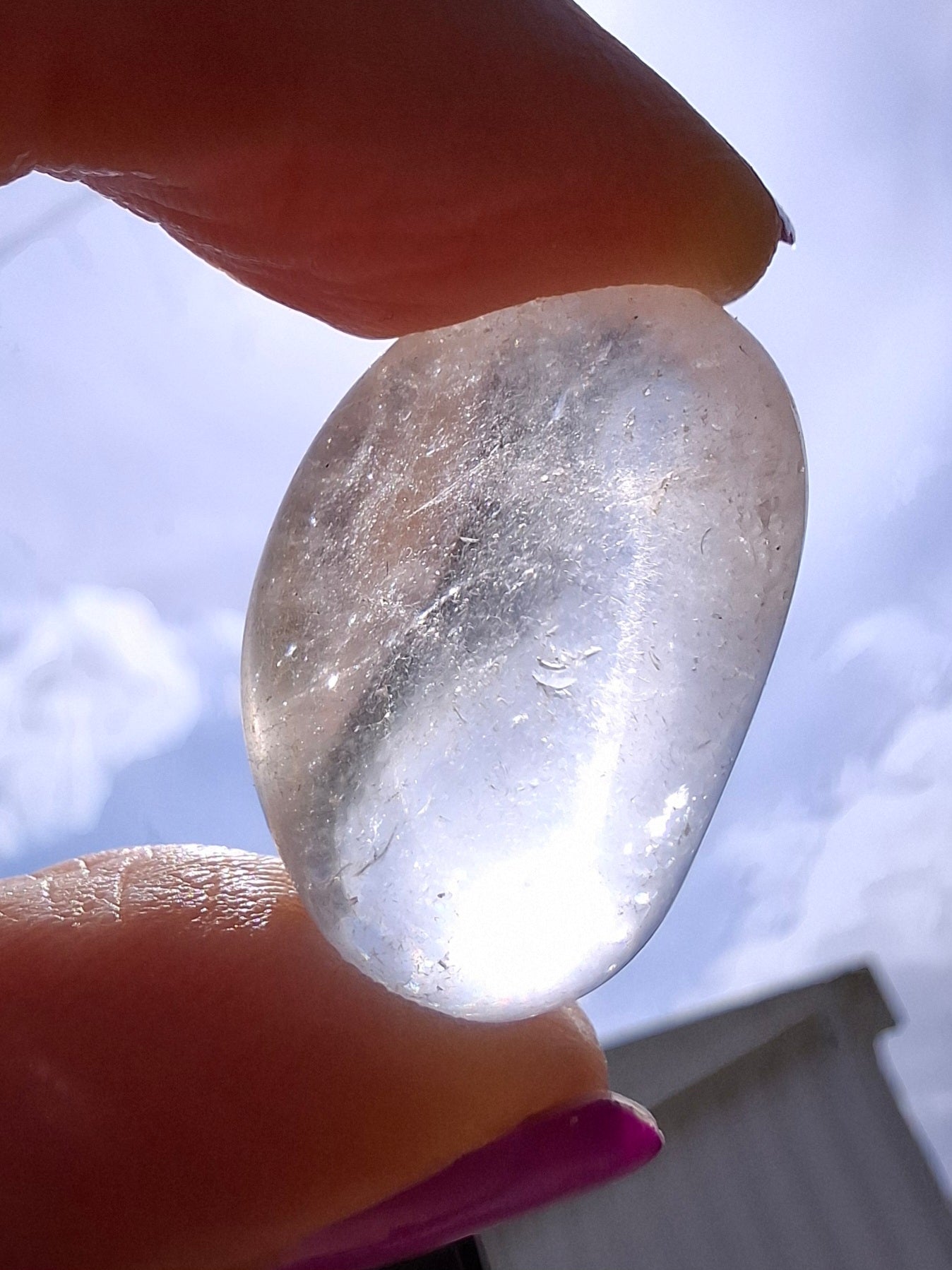 Clear Quartz, Tumble Stone, Crystal (Ref: T29)