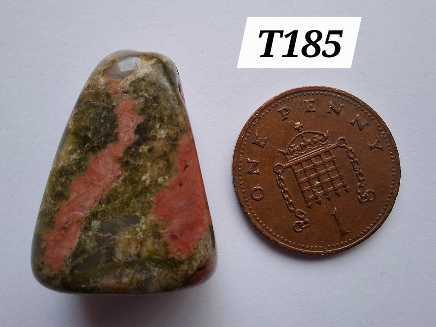 Unakite, Tumble Stone, Crystal (Ref: T185)