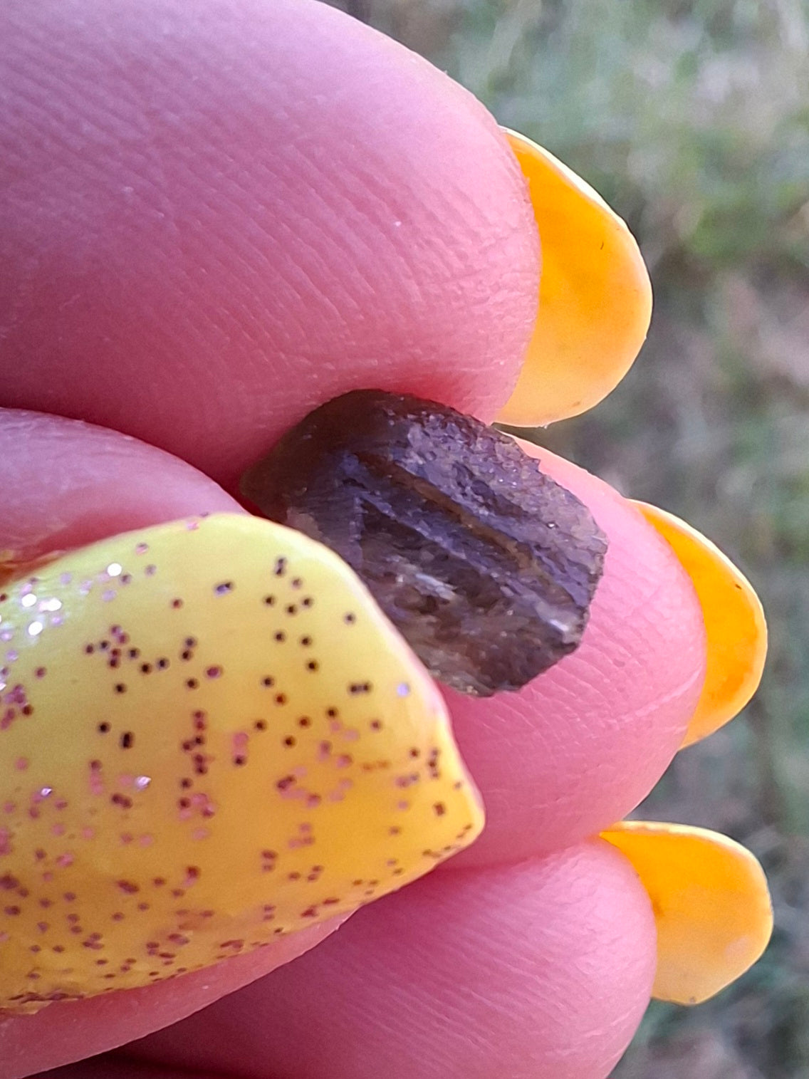 Moldavite small Piece, 0.41g, Tektite (Ref: 1482)