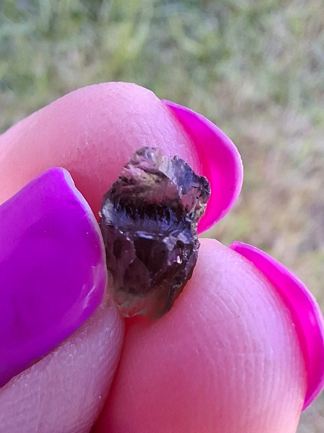 Moldavite small Piece, 0.40g, Tektite (Ref: 1458)