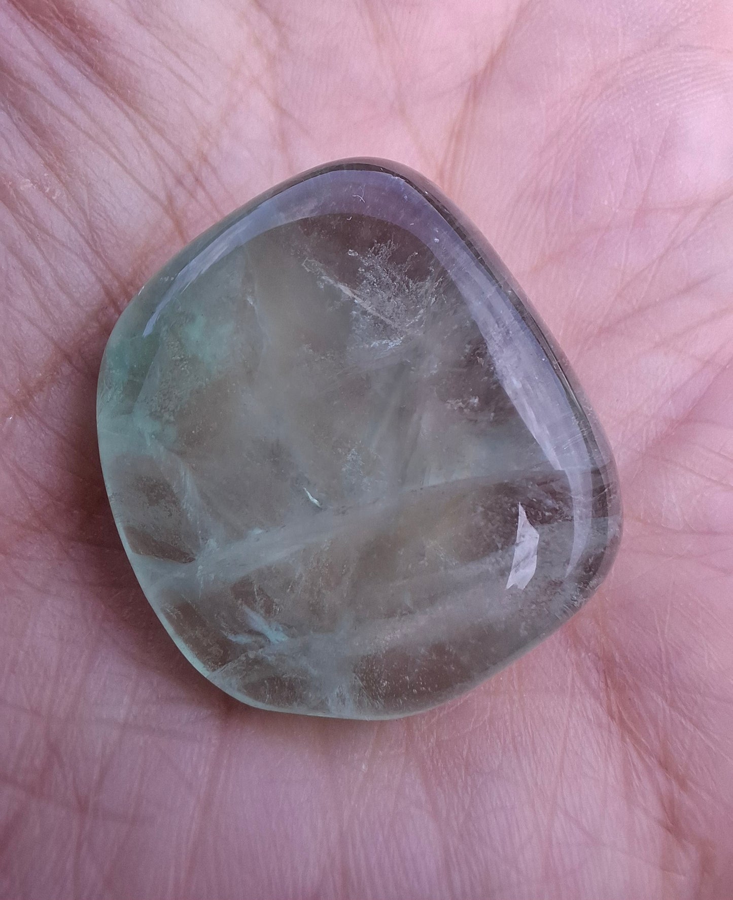 Fluorite, Tumble Stone, Crystal (Ref: T48)