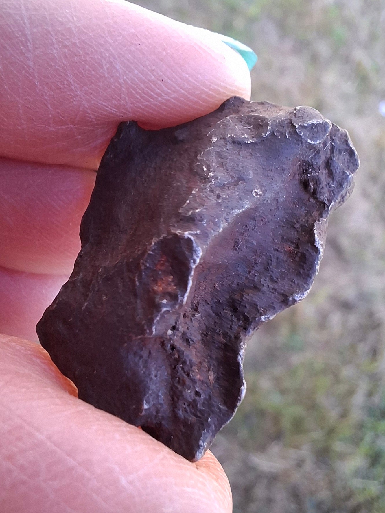 Gebel Kamil Iron Meteorite, 12.64g (Ref: K31)