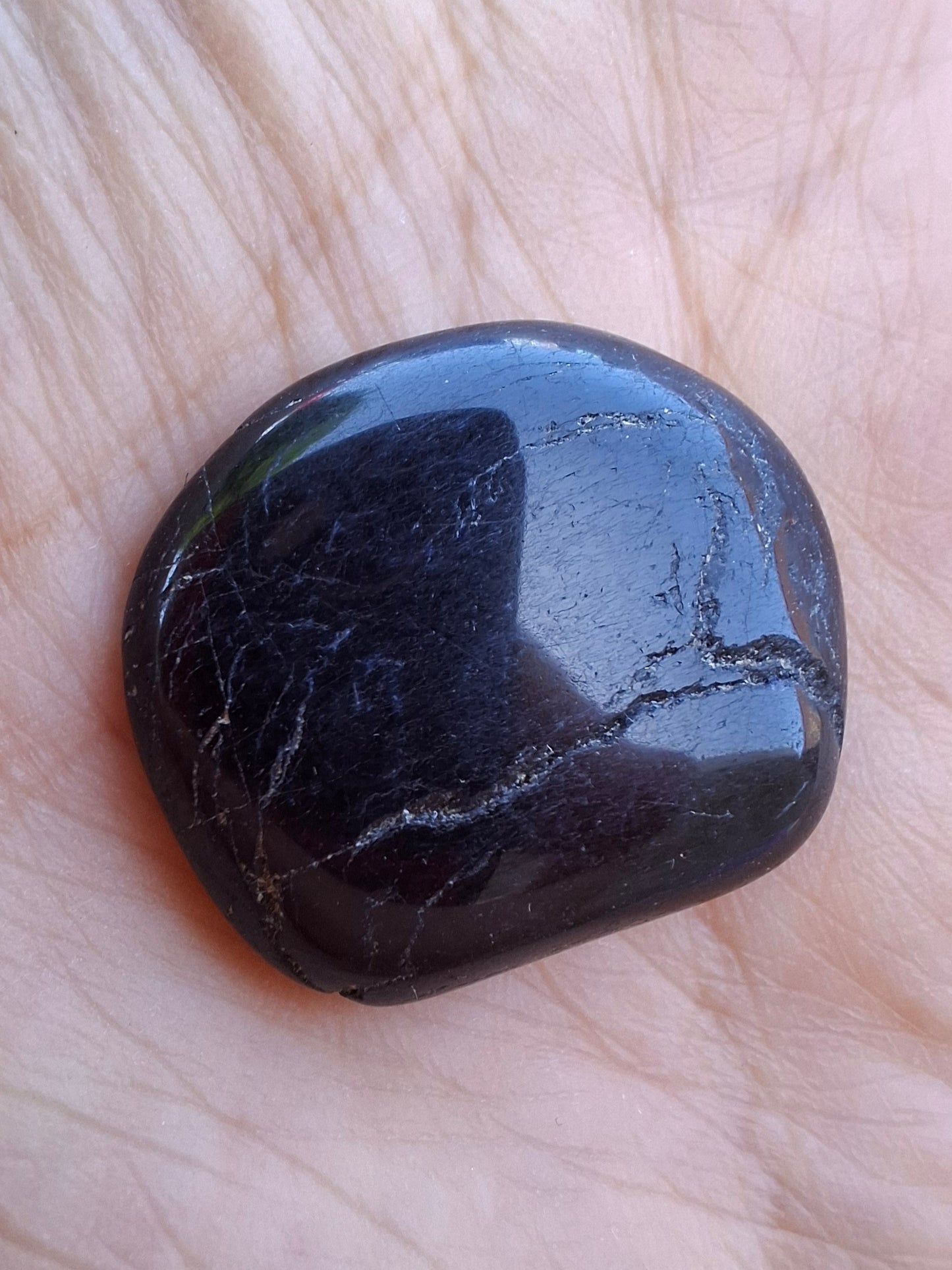 Black Tourmaline, Tumble Stone, Crystal (Ref: T218)