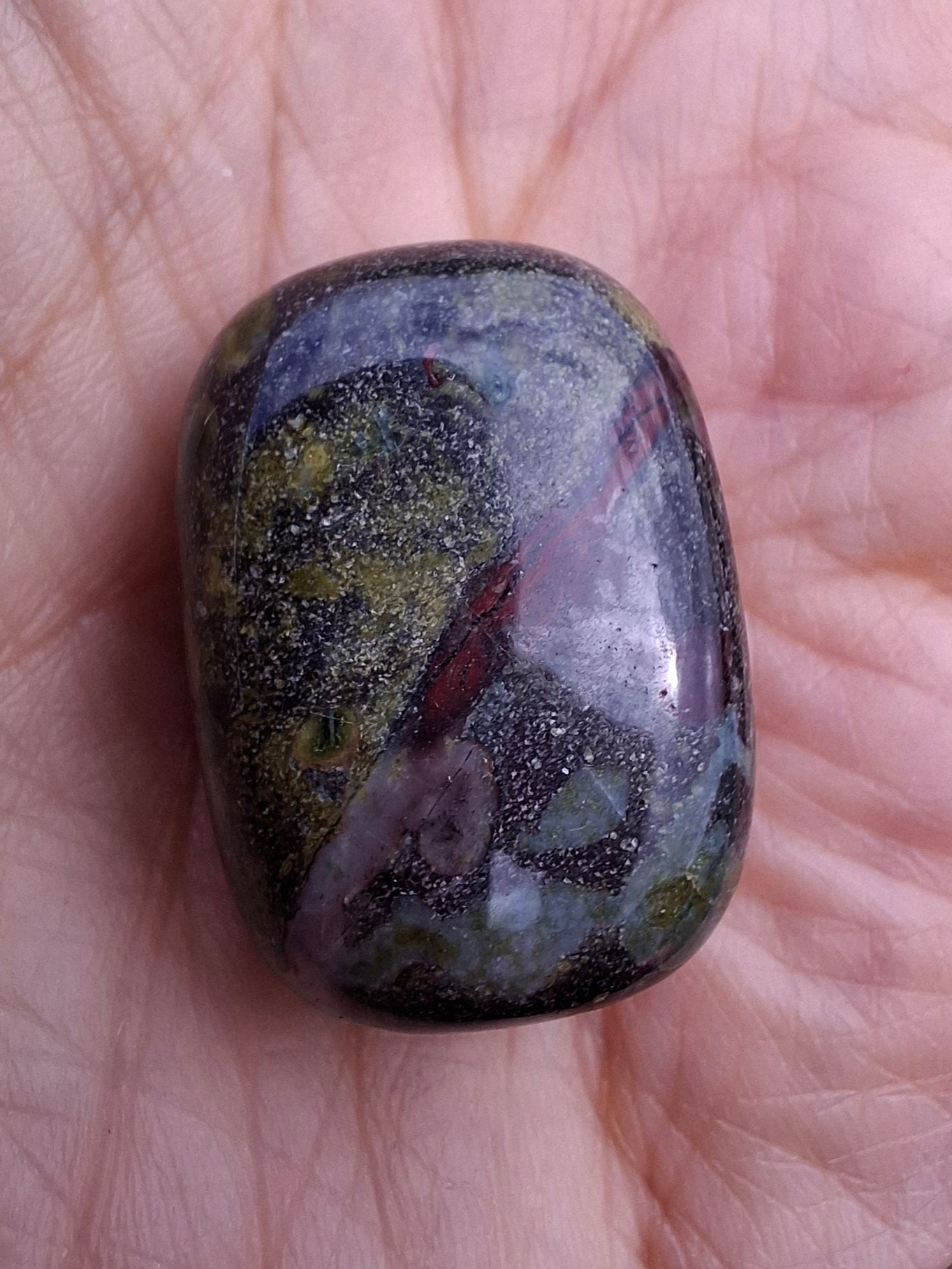 Dragons Blood Jasper, Tumble Stone, Crystal (Ref: T112)