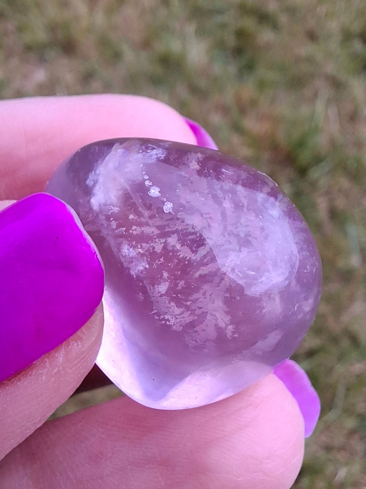 Fluorite, Tumble Stone, Crystal (Ref: T52)