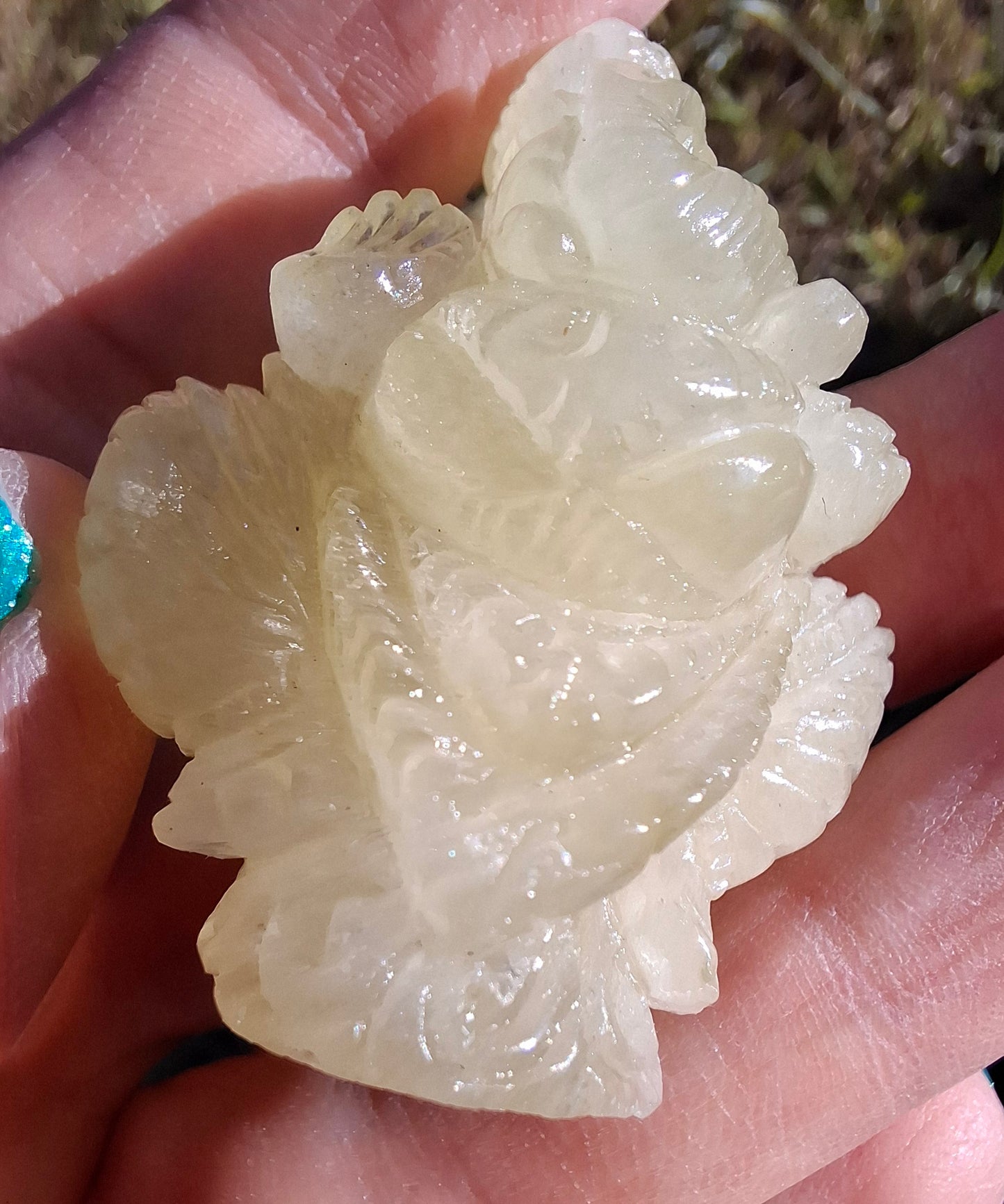 Libyan Desert Glass GANESHA craving, 31.21g, Tektite (Ref: Ganesha2)