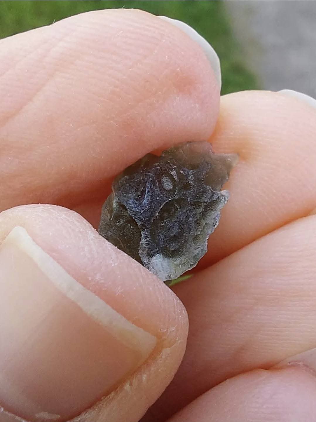 Moldavite Piece, 0.63g, Tektite (Ref: E254)