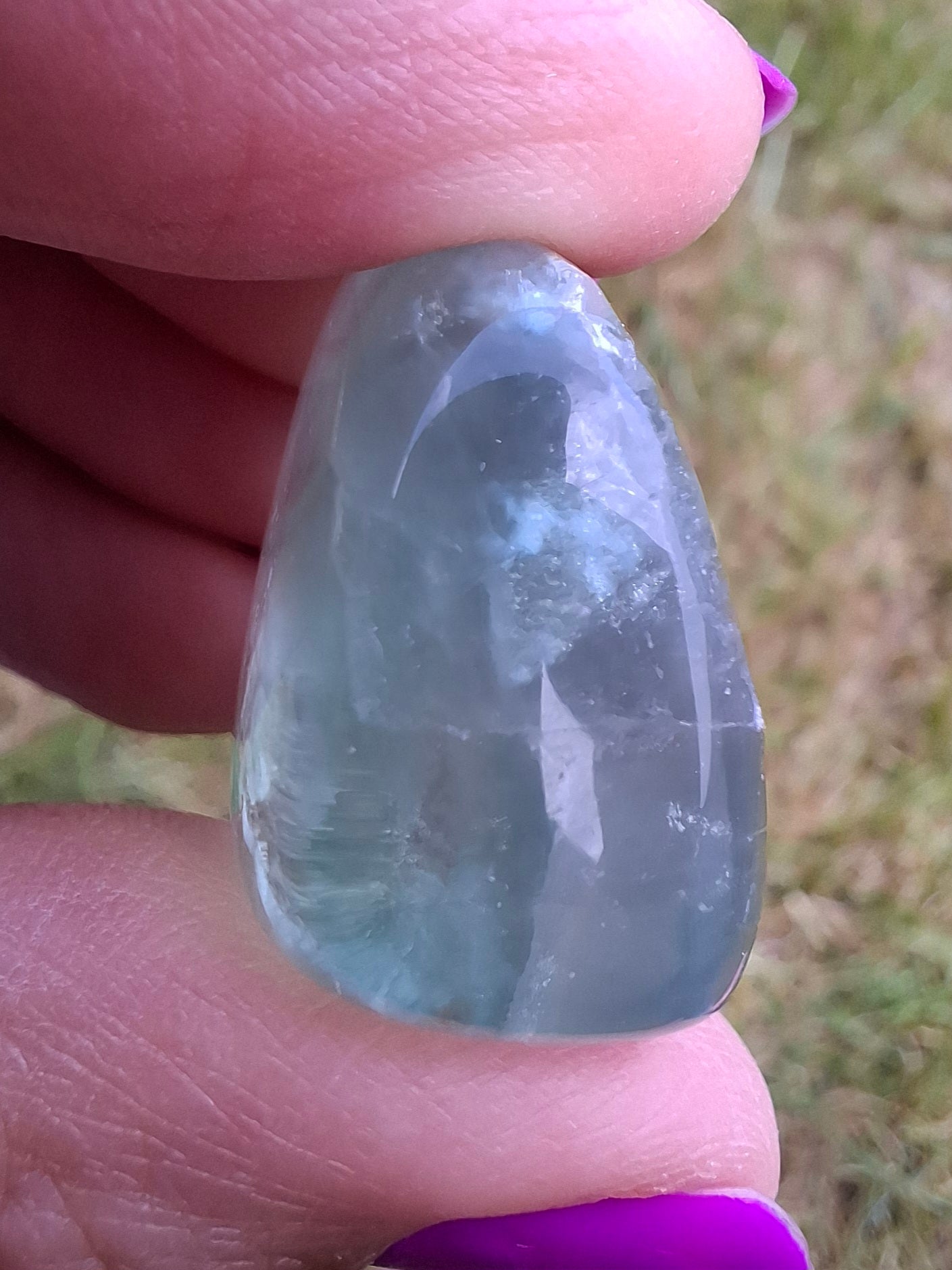 Fluorite, Tumble Stone, Crystal (Ref: T48)
