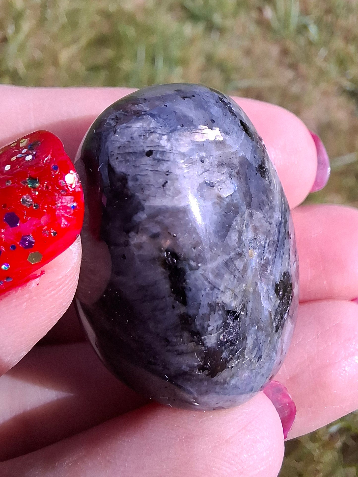 Larvikite, Tumble Stone, Crystal (Ref: T126)
