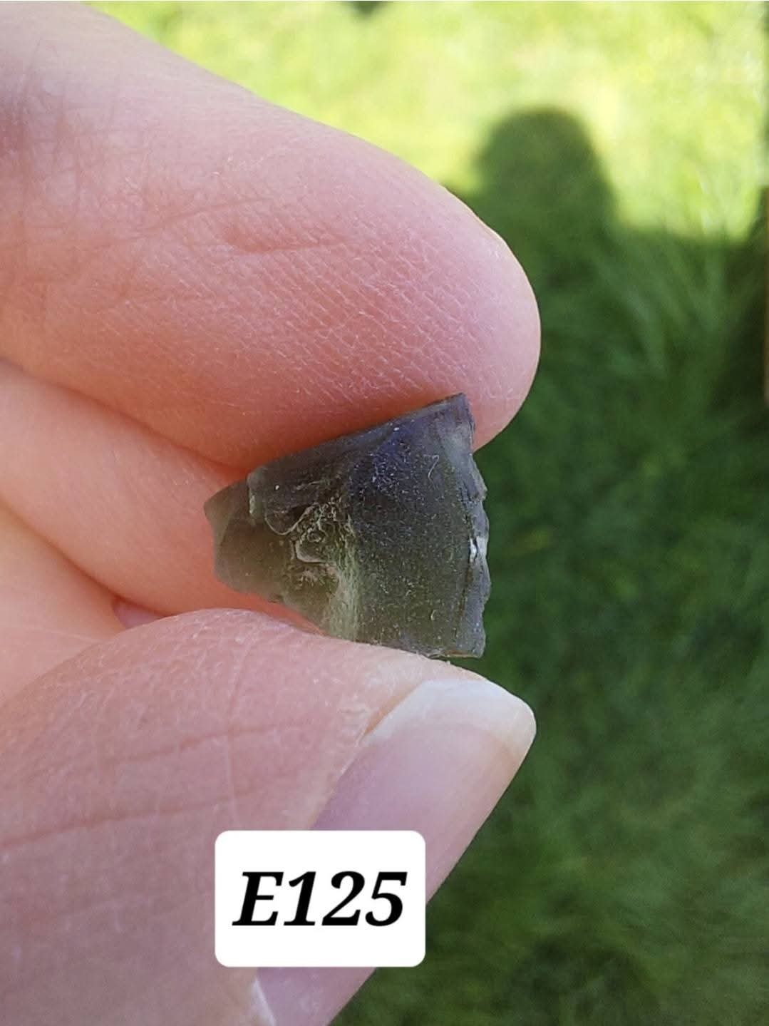 Moldavite Piece, 0.78g, Tektite (Ref: E125)