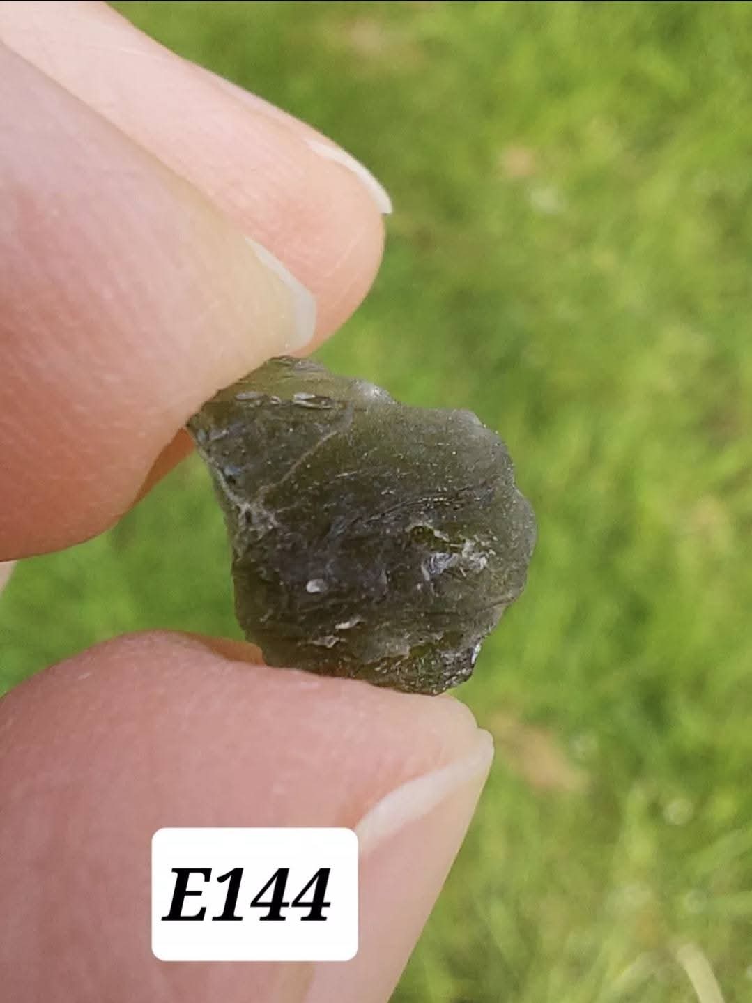 Moldavite Piece, 0.58g, Tektite (Ref: E144)