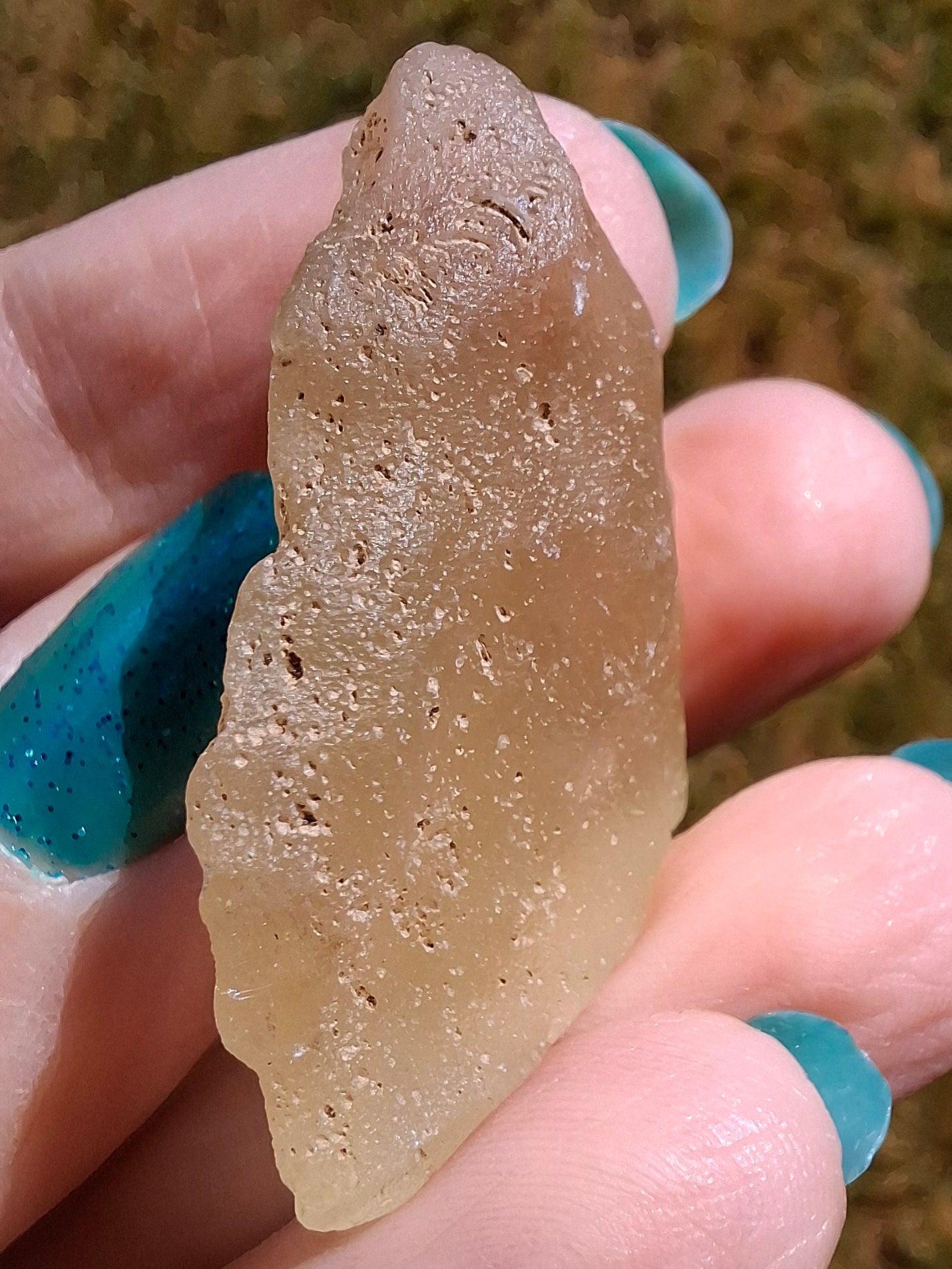 Libyan Desert Glass Piece, 11.78g, Tektite