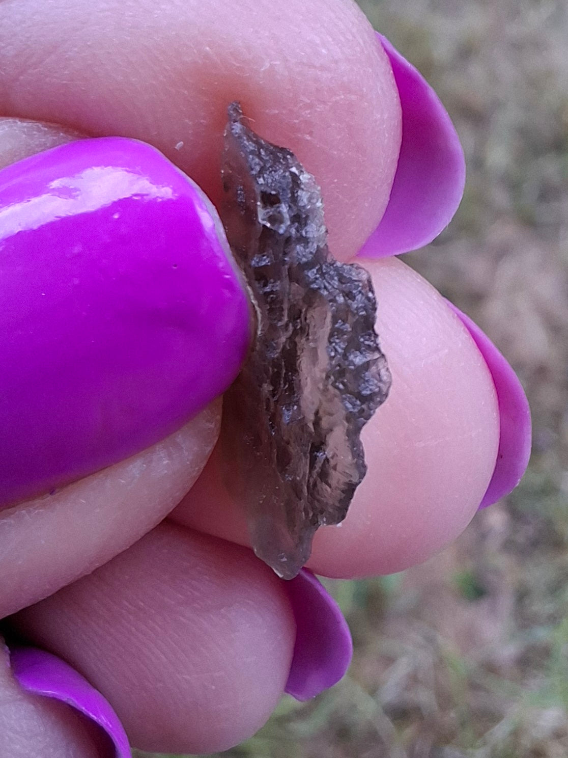 Moldavite Piece, 0.43g, Tektite (Ref: 1435)