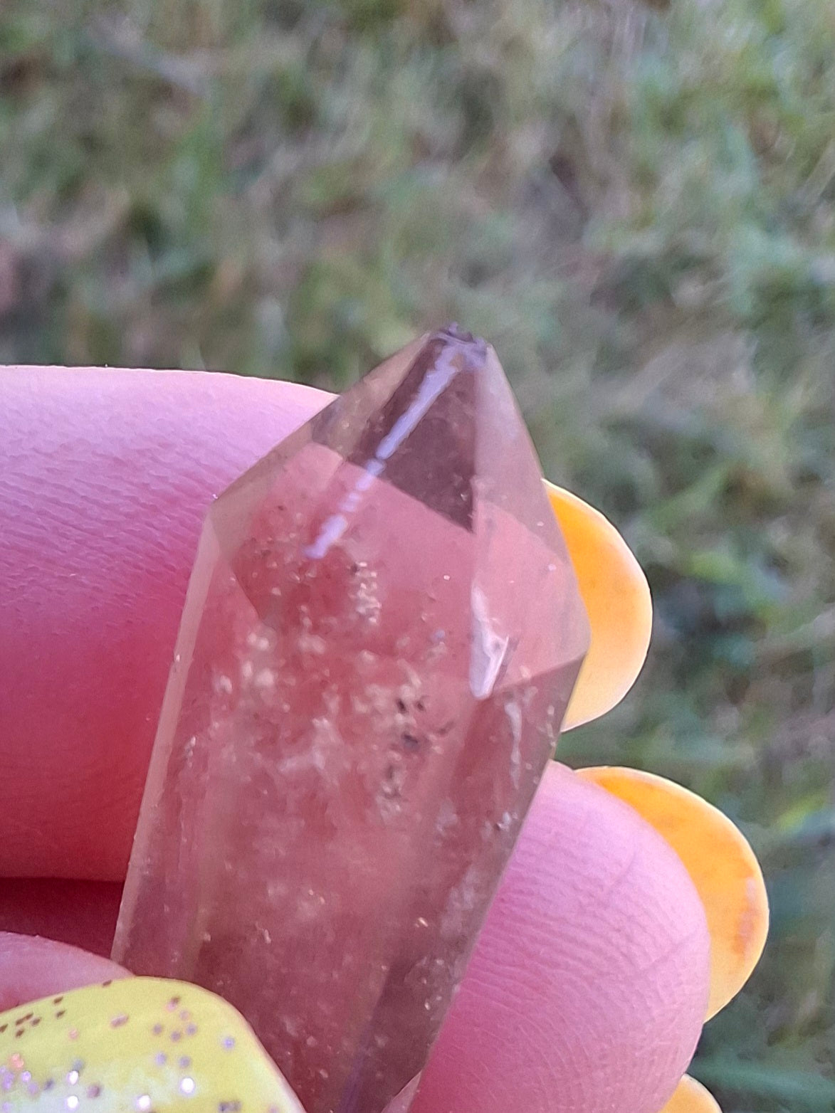 Libyan Desert Glass DT Carving, 3.93g, Tektite (Ref: LDT3)