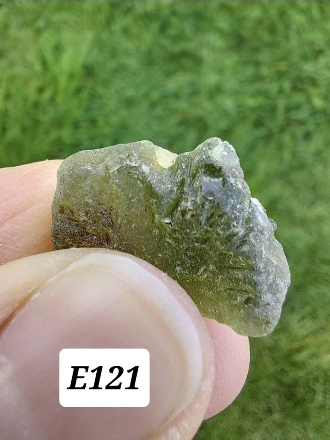 Moldavite Piece, 2.78g, Tektite (Ref: E121)