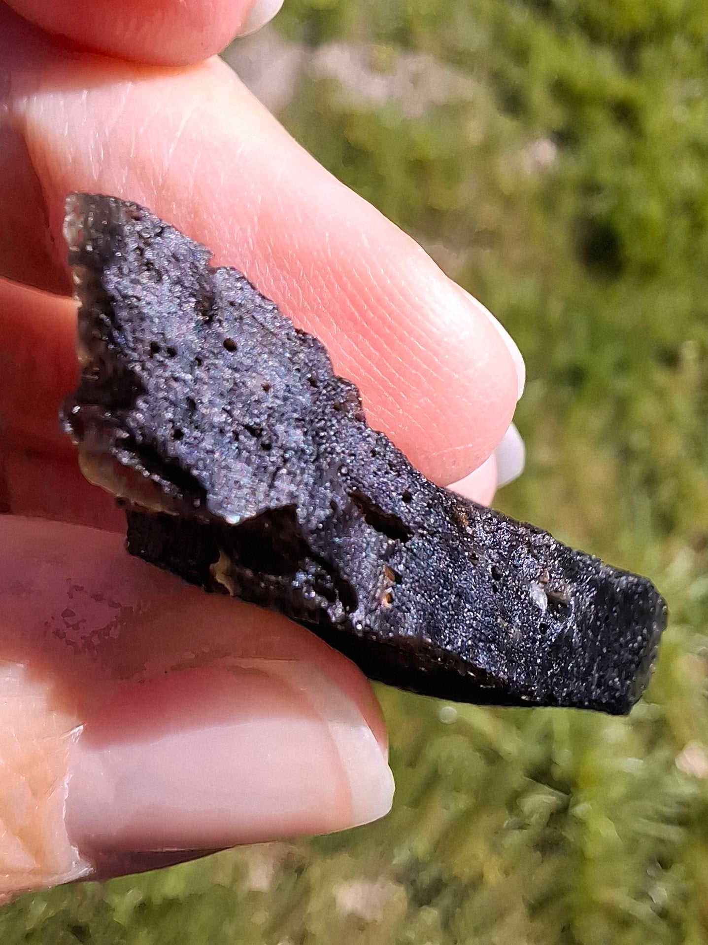Moldavite Piece, JAKULE, 11.71g, Tektite (Ref: 1173)