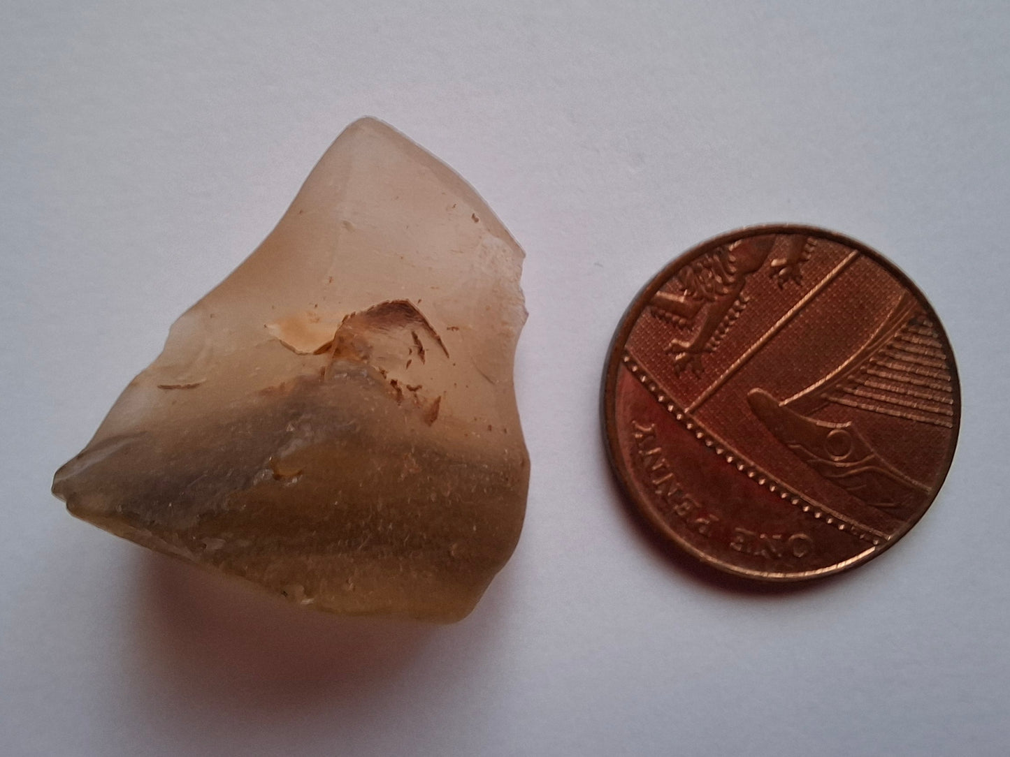 Libyan Desert Glass (darker) Piece, 7.00g, Tektite (Ref: L1373)
