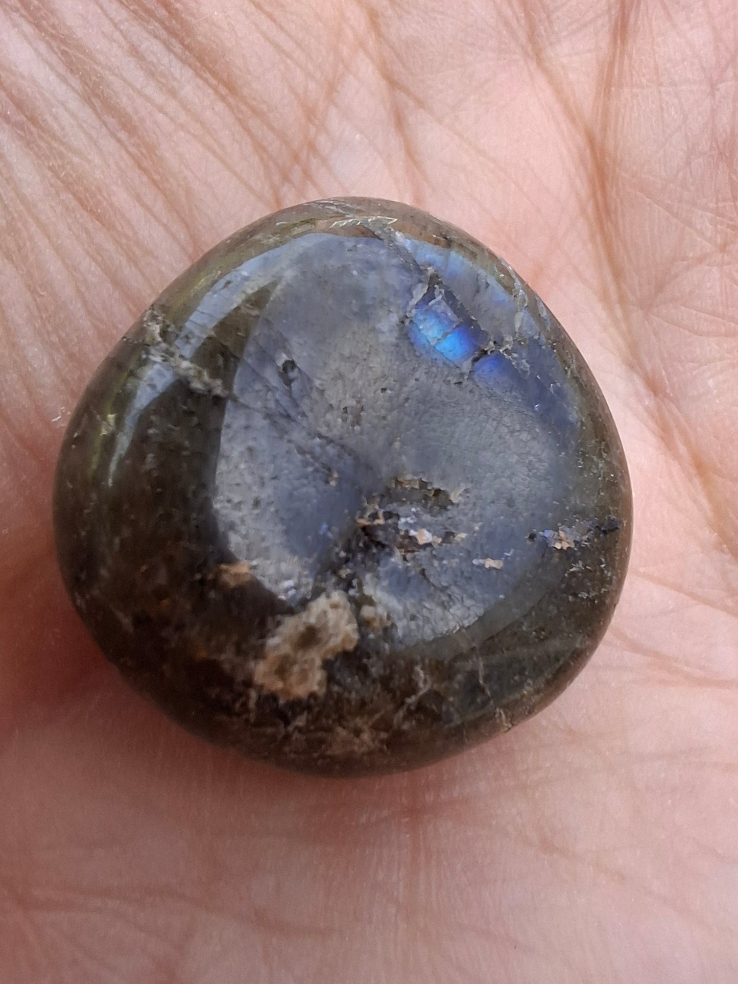 Labradorite, Tumble Stone, Crystal (Ref: T208)