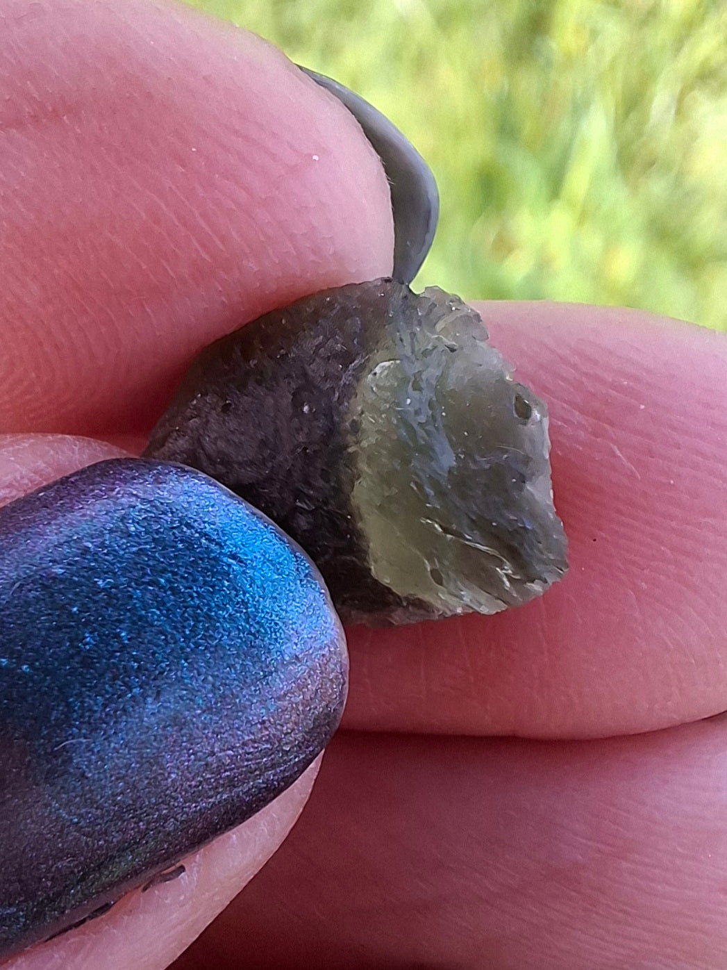 Moldavite Piece, 1.00g, Tektite (Ref: 1399)