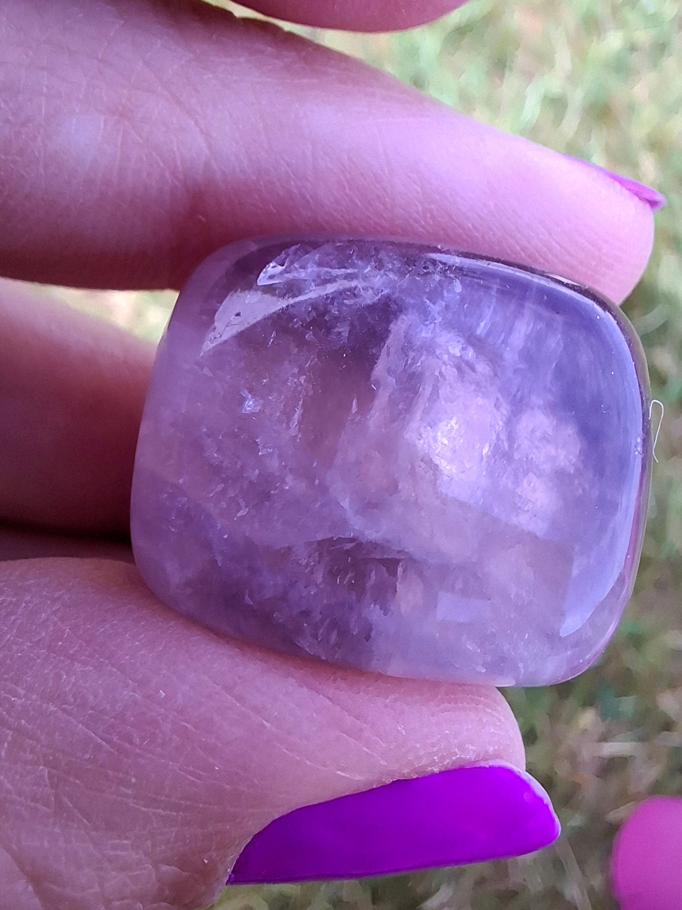 Fluorite, Tumble Stone, Crystal (Ref: T58)