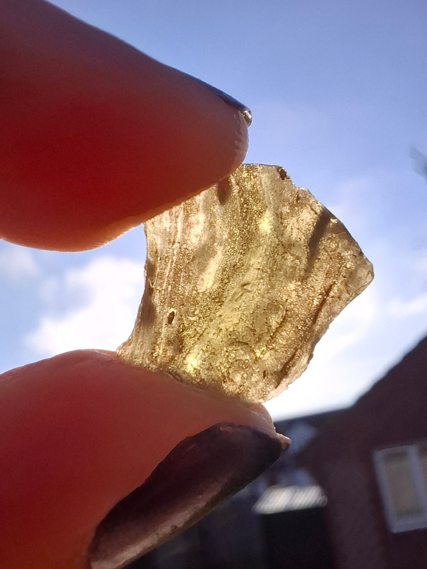 Moldavite Piece, 1.20g, Tektite (Ref: 1383)