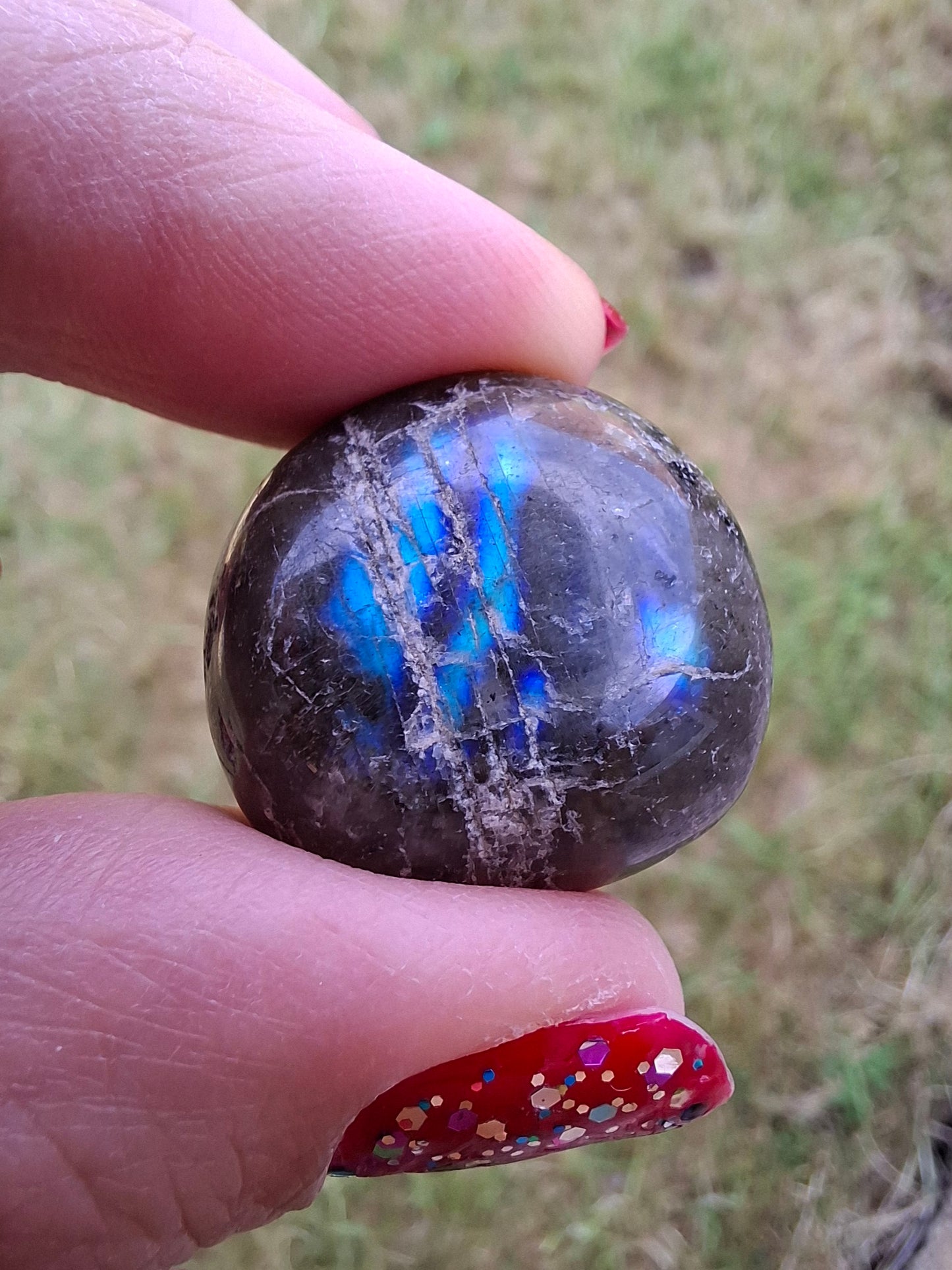 Labradorite, Tumble Stone, Crystal (Ref: T208)