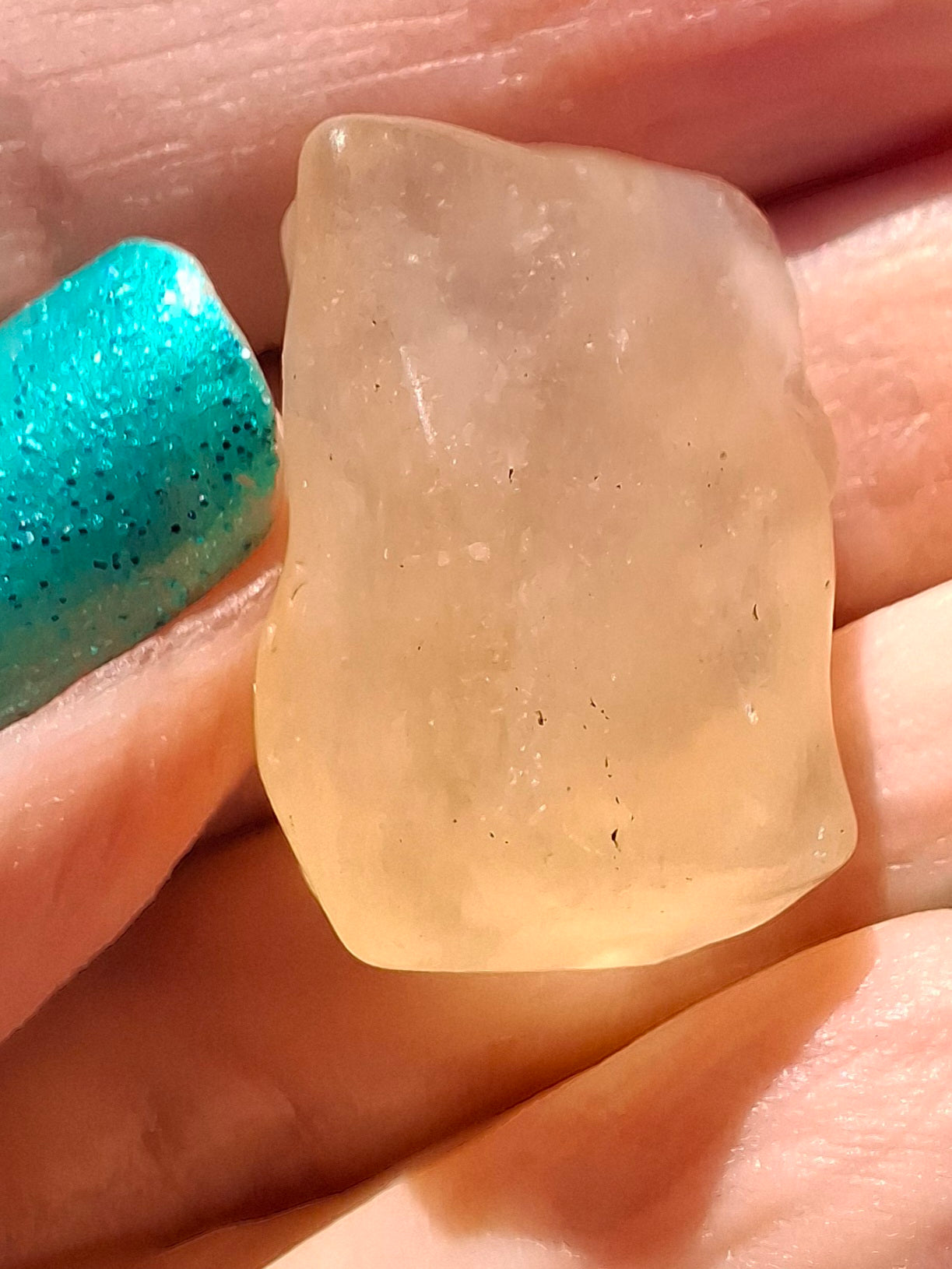 Libyan Desert Glass Piece, 7.46g, Tektite