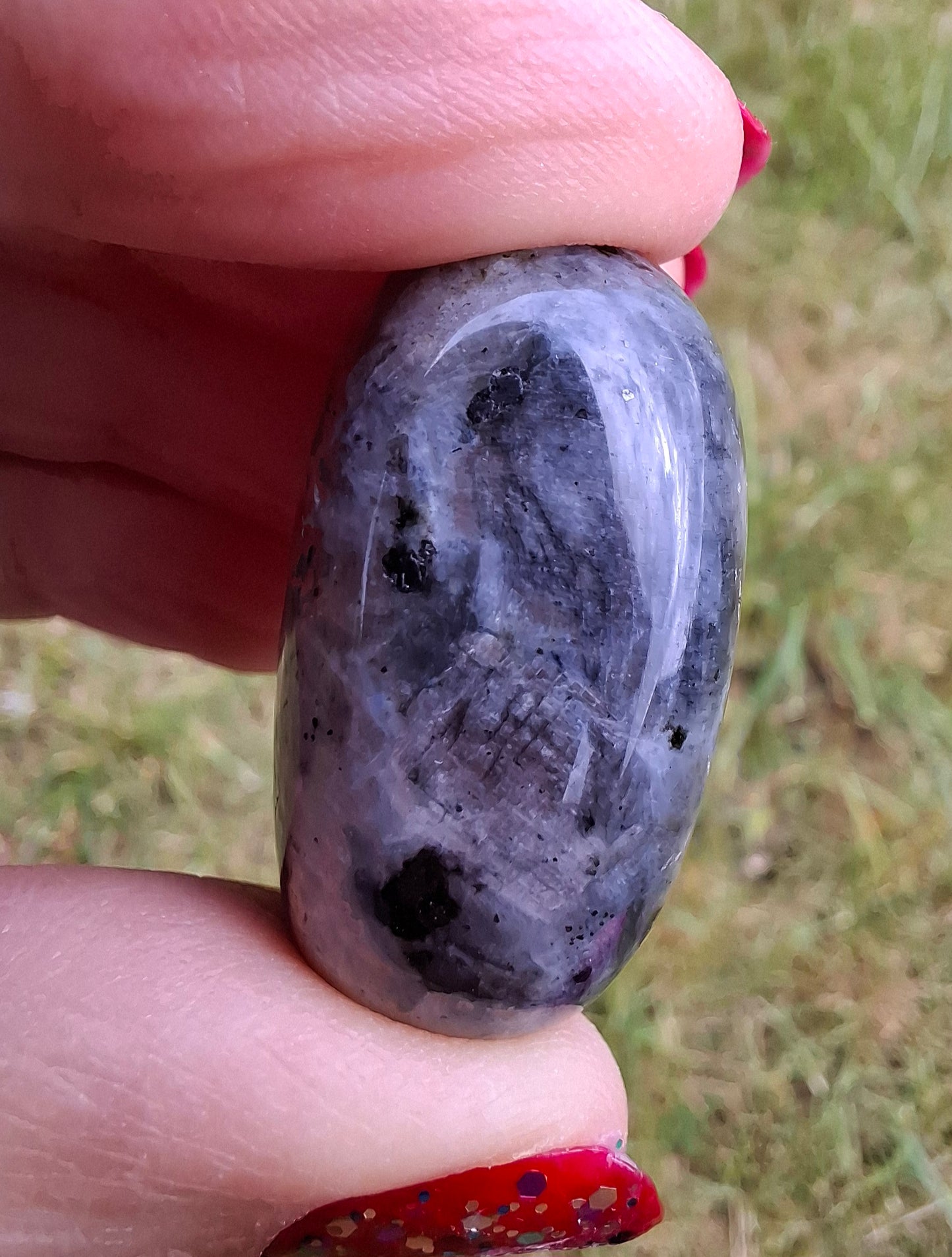 Larvikite, Tumble Stone, Crystal (Ref: T125)
