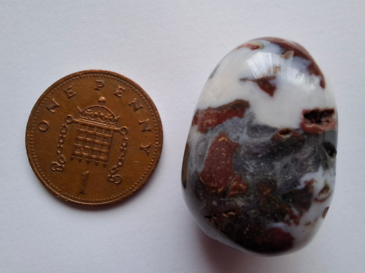 Ocean Jasper, Tumble Stone, Crystal (Ref: T198)