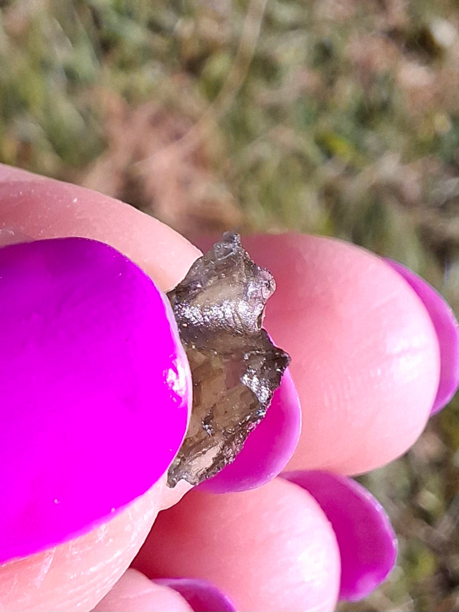 Moldavite small Piece, 0.40g, Tektite (Ref: 1458)