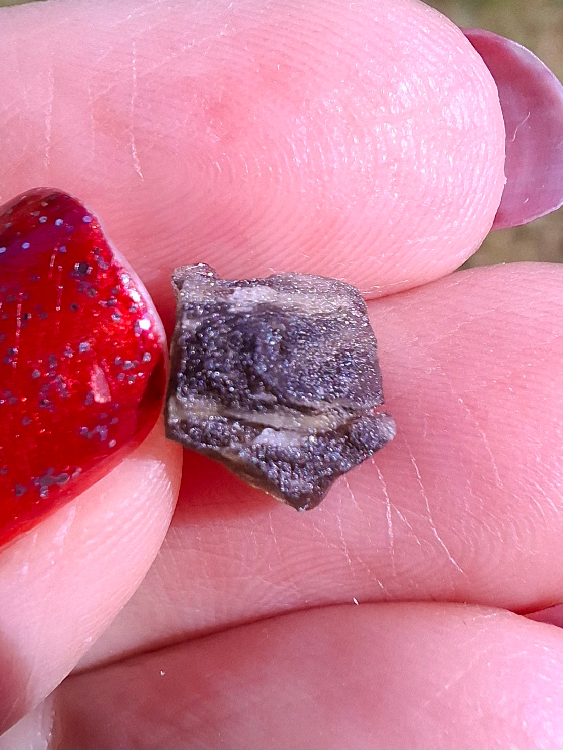 Moldavite Piece, 0.59g, Tektite (Ref: 1472)