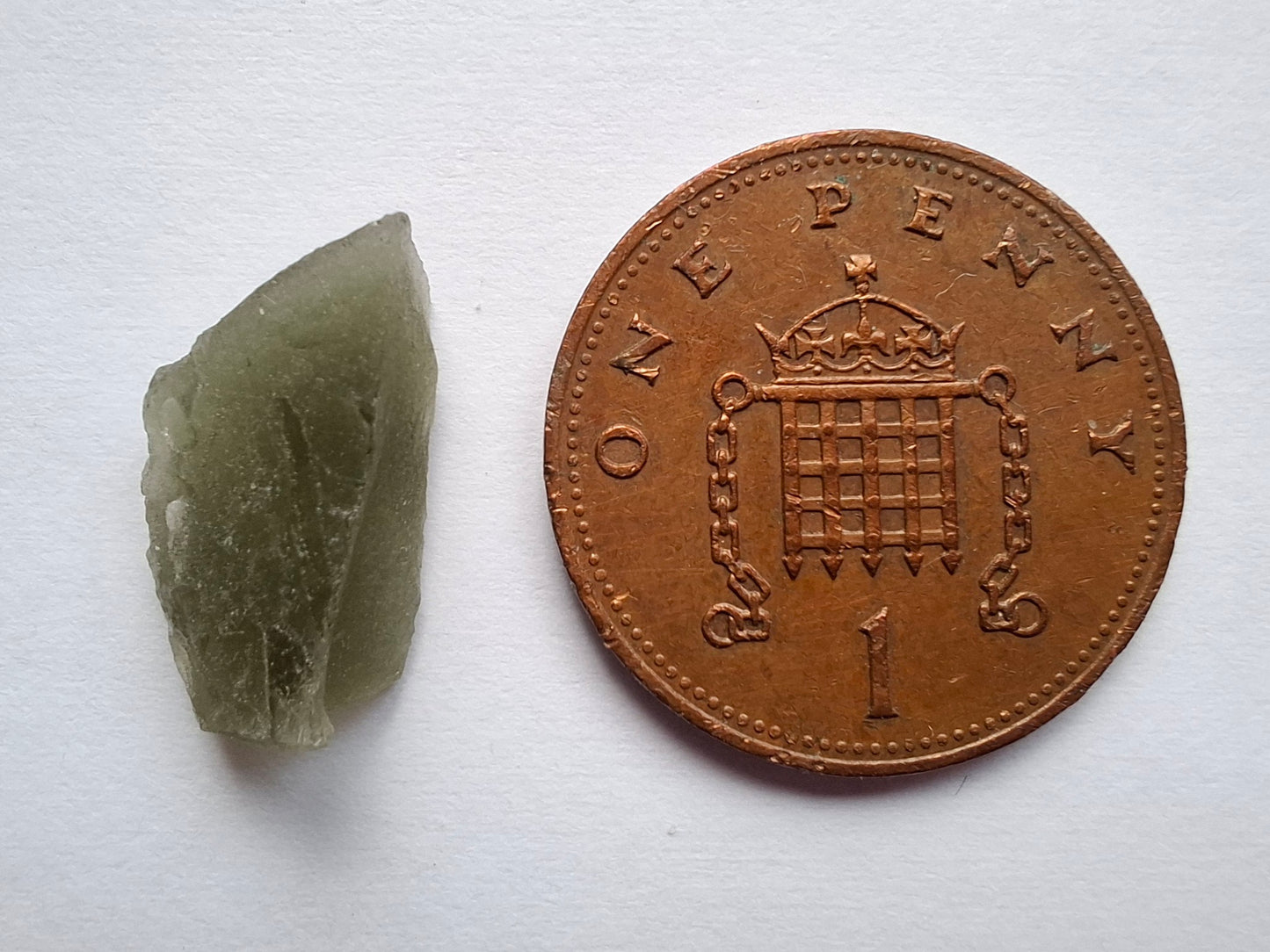 Moldavite Piece, 0.79g, Tektite (Ref: 1441)
