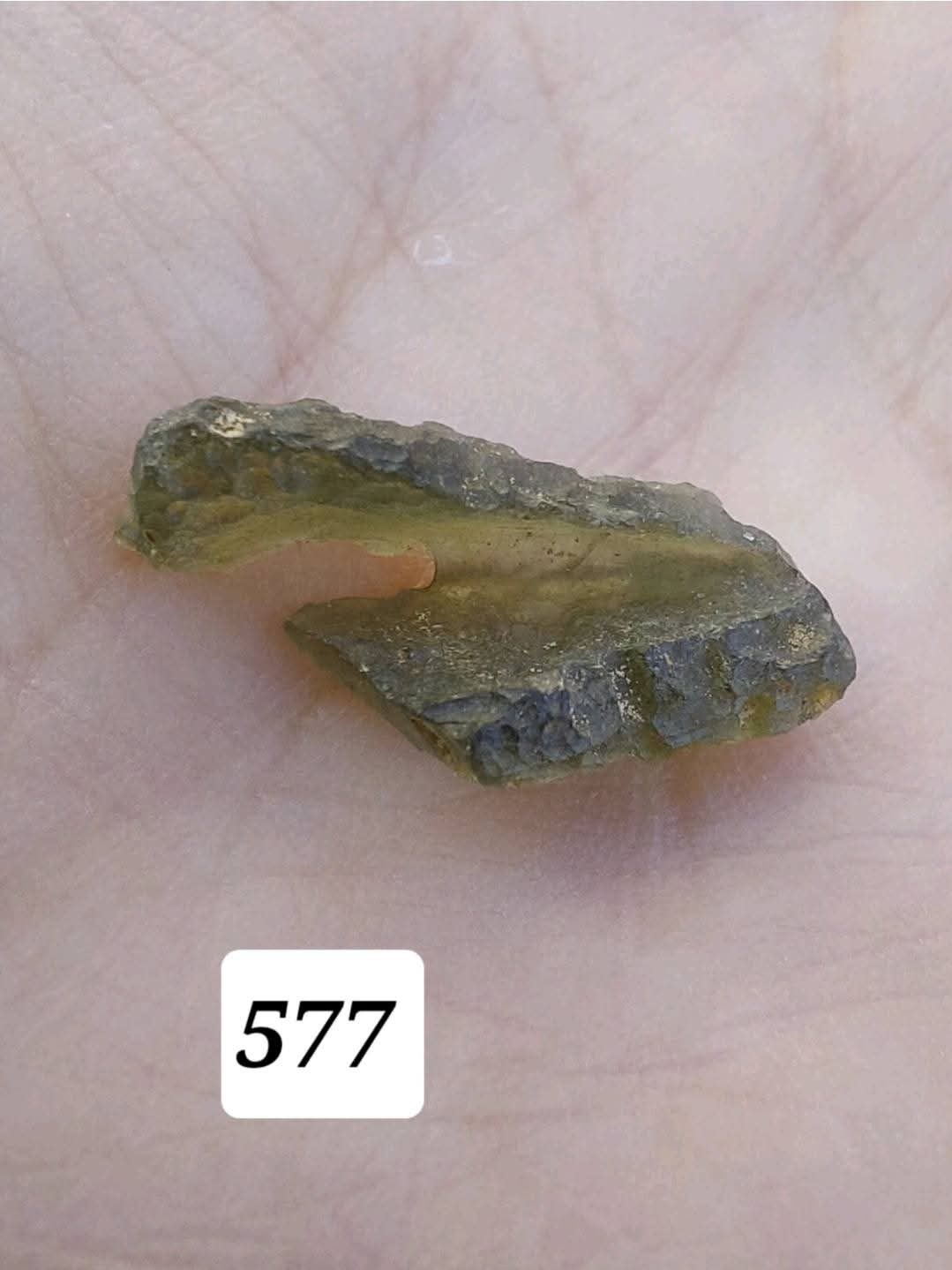 Moldavite Piece, 1.09g, Tektite (Ref: 577)