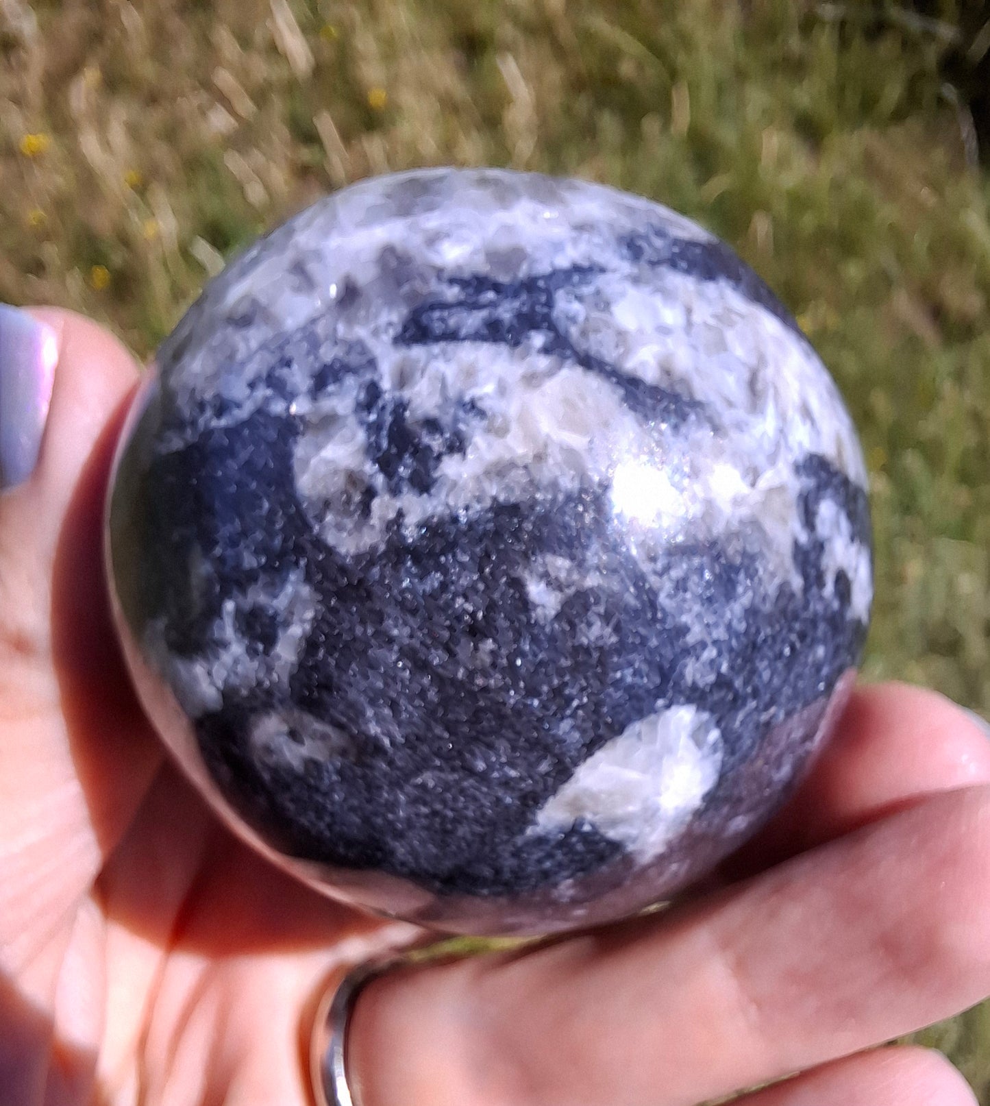 Orthoceras Sphere, Fossil (Ref: OS2)