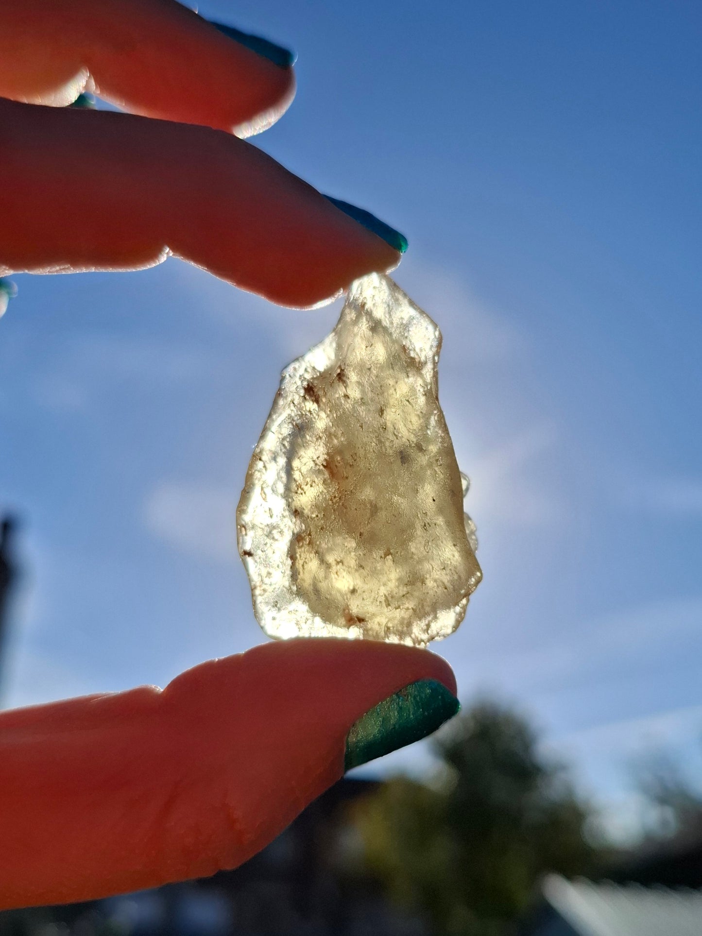 Libyan Desert Glass GANESHA carving, 18.39g, Tektite (Ref: Ganesha3)