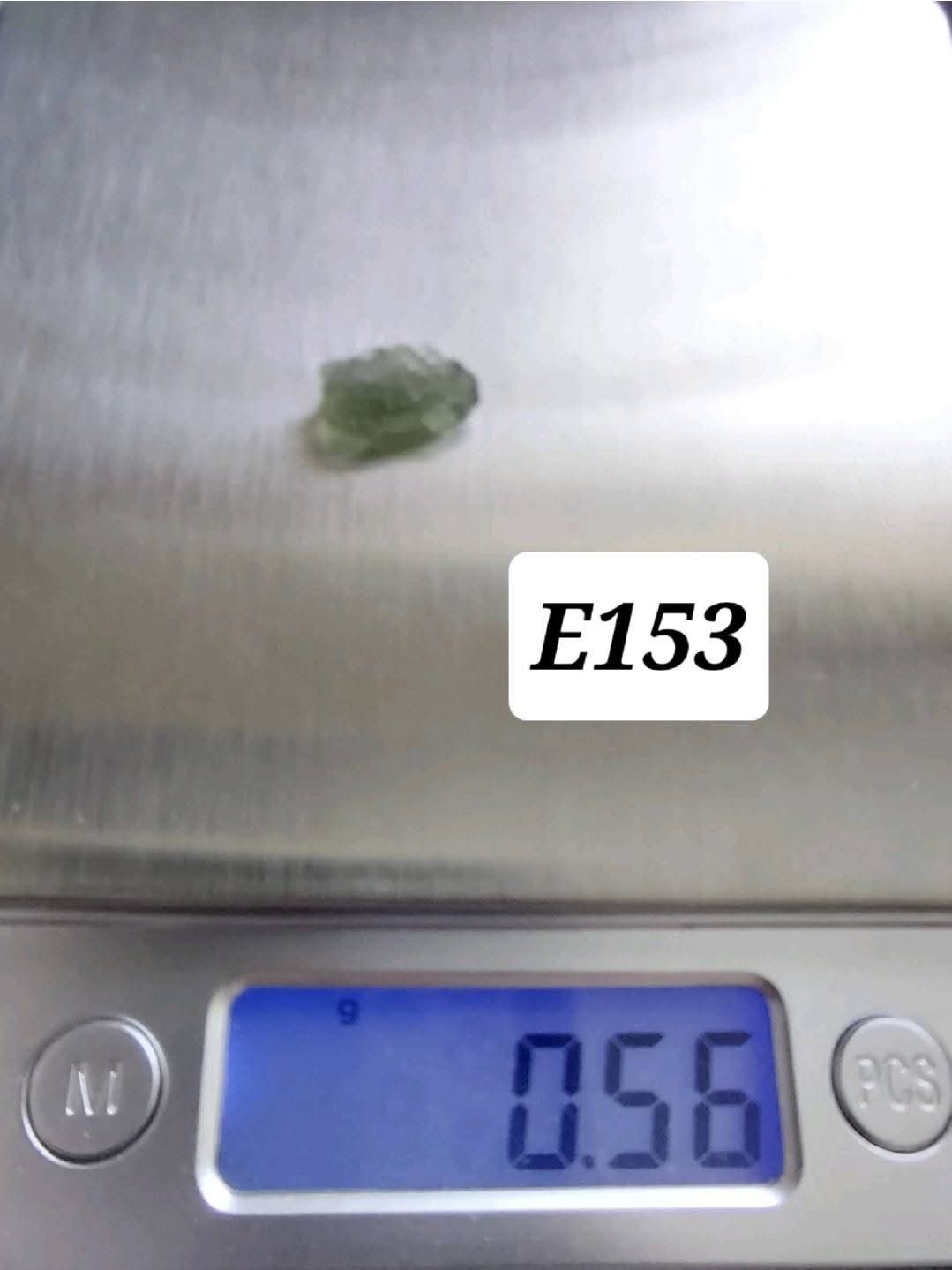Moldavite Piece, 0.56g, Tektite (Ref: E153)