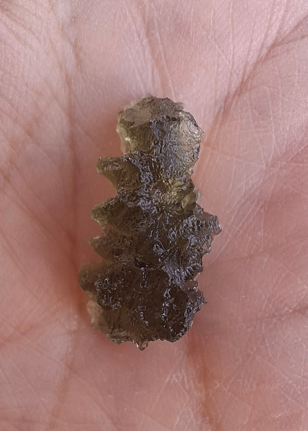 Moldavite Piece, JEZKOVNA BESEDNICE, 1.86g, Tektite (Ref: 1278)