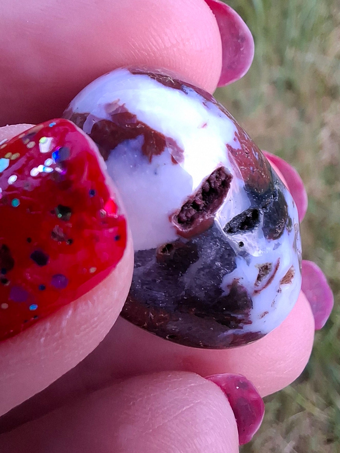 Ocean Jasper, Tumble Stone, Crystal (Ref: T198)
