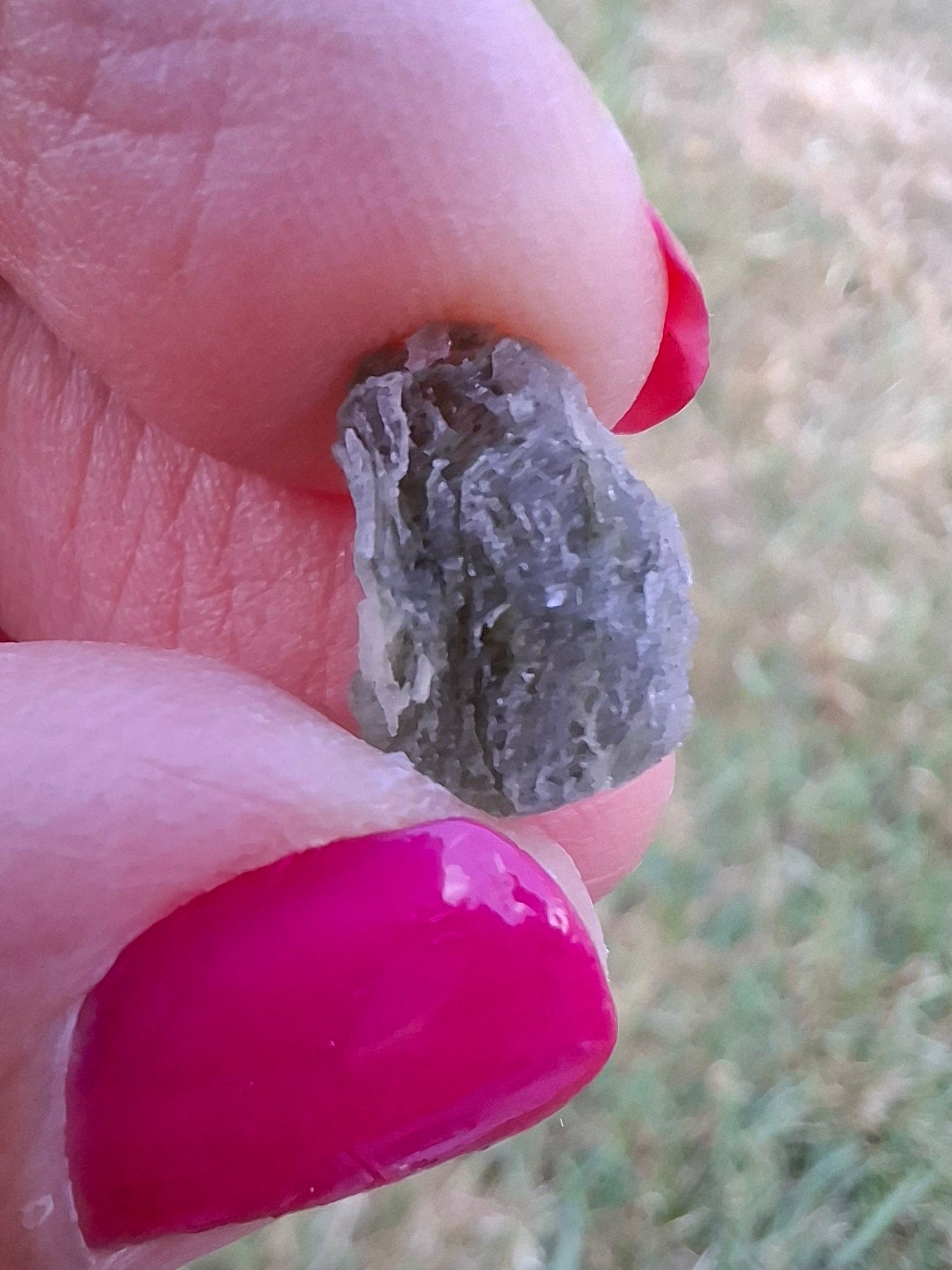 Moldavite Piece, SNOWFLAKE, FROSTED, BRUSNA, Tektite (Ref: 1492)