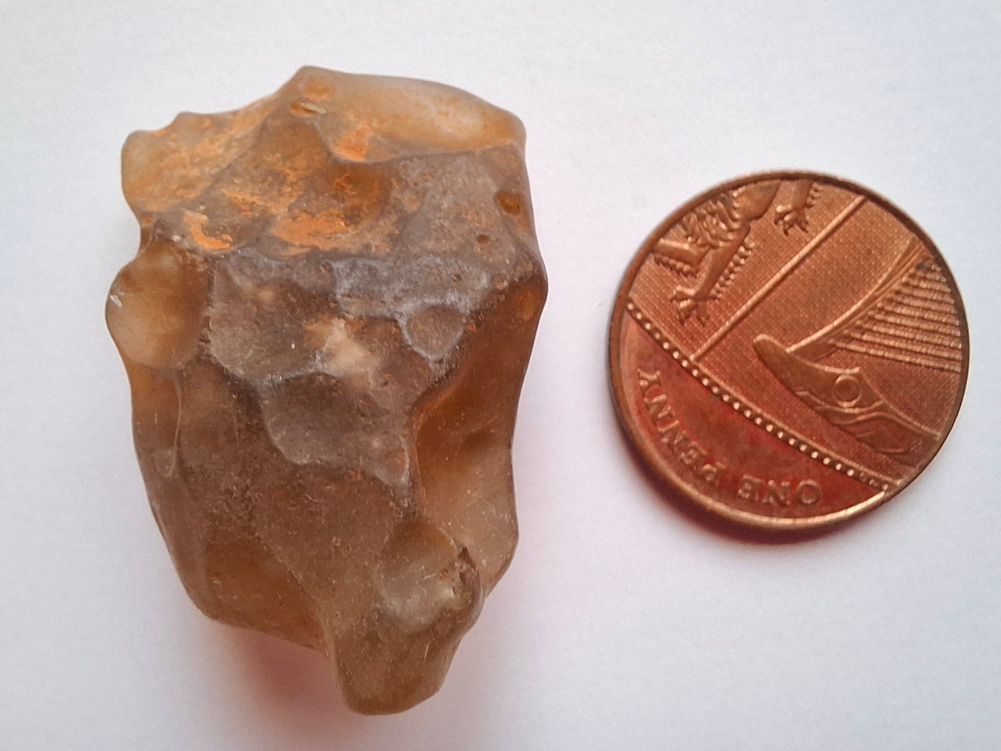 Libyan Desert Glass (darker) Piece, 10.25g, Tektite (Ref: L1368)