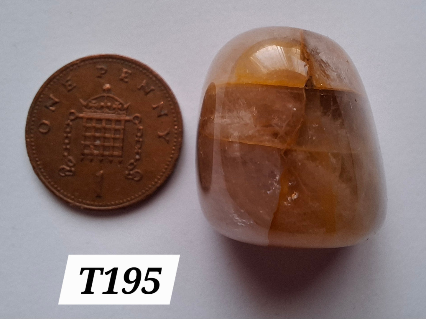 Golden Healer, Tumble Stone, Crystal (Ref: T195)
