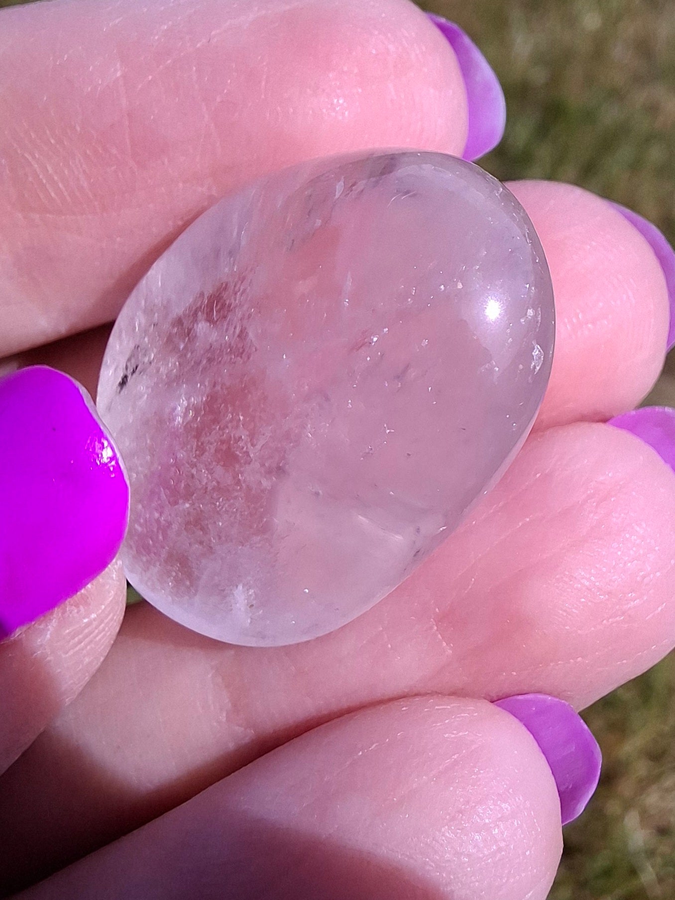 Clear Quartz, Tumble Stone, Crystal (Ref: T31)